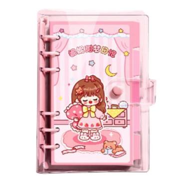 Imagem de Mini Fichário Caderno Mini Com Folhas Personalizada Agenda - Genérica