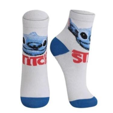 Imagem de Meia Infantil Menino Lupo Disney Filme Stitch cor Branca, Calçados 30 