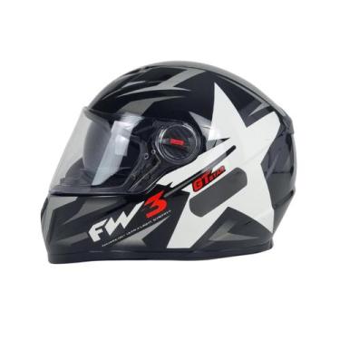 Imagem de Capacete FW3 GTX Star Grafite, 58