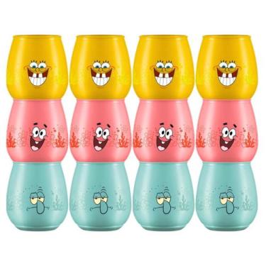Imagem de 12 Copos Infantil Lembrancinha Personagens 400ml Organizadores - - Ban
