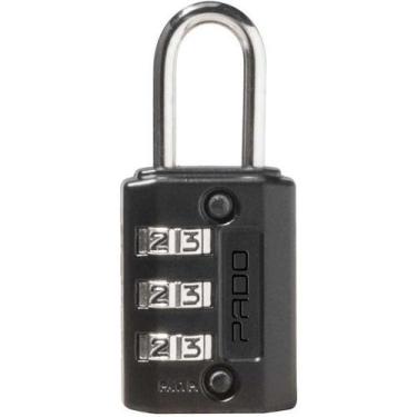Imagem de Cadeado com Segredo SZ 20 Combinação Numérica Zamac Preto Pado