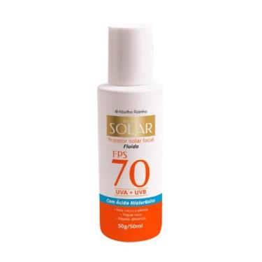 Imagem de Protetor Facial FPS 70 Incolor Com Ácido Hialurônico Fluido 50ml - N/A