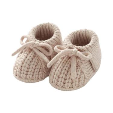 Imagem de Sapatos De Malha Para Bebês Recém-nascidos, Calçados Respiráveis com B