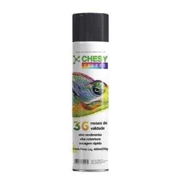 Imagem de KIT 3 Tintas Spray 400ml Metálica Chesy Alumínio Cobre Cromado Espelha