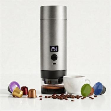 Imagem de Cafeteira Portátil 3 em 1 Expresso Recarregável USB - Sem marca, 110V