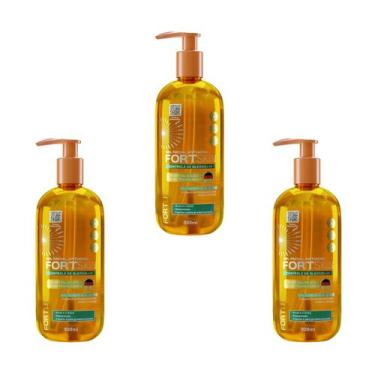 Imagem de Kit 3 Und Sabonete Gel Facial Oil Control FortSkin 500ml FortLife
