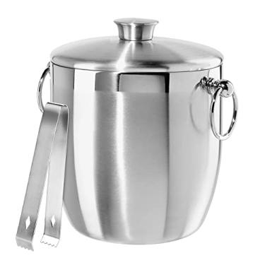 Imagem de Oggi Stainless Steel Ice Bucket with Tongs, 3 L