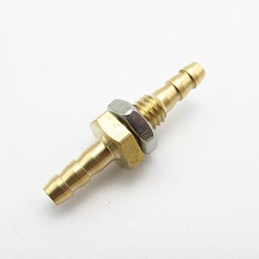 Imagem de Adaptador de conector de encaixe de tubo de encaixe de tubo farpado de latão farpa de mangueira de 4 mm para gás combustível água, H