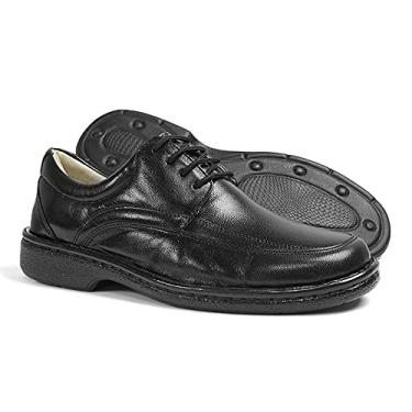 Imagem de Sapato Masculino sola Antiestresse linha conforto Decoflex 163 preto (44, 163 preto)