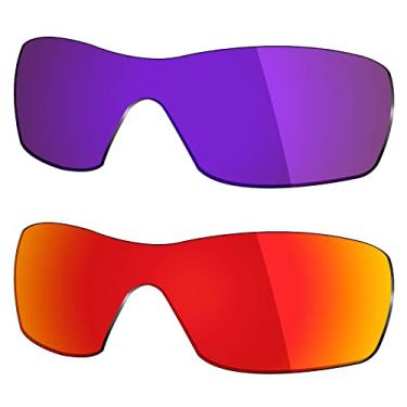 Imagem de 2 pares de lentes polarizadas de substituição da Mryok para óculos de sol Oakley Dart – Opções