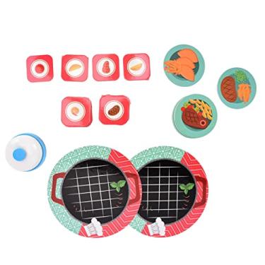 Imagem de Brinquedos de tabuleiro de quebra-cabeça de alimentos, jogo de correspondência de quebra-cabeça de alimentos Brinquedos cognitivos de cores brilhantes para crianças para brincar no dia-a-dia