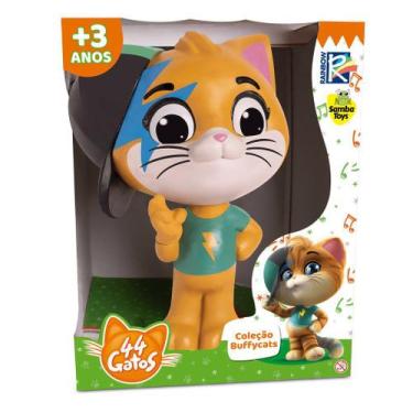 Boneca Gata Pilou Desenho Animado 44 Gatos Em Vinil 30cm em Promoção na  Americanas