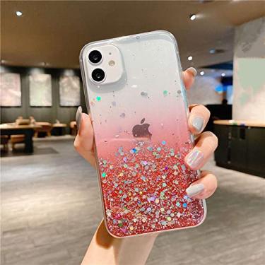 Imagem de Capa de telefone de silicone macio transparente fashion glitter para iphone 7 8 plus 11 12 pro max 12 mini x xr xs max se 2020 capa protetora, r, para iphone 11pro max
