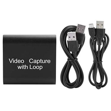 Imagem de Cartão de captura de áudio e vídeo com função de loop HDMI captura de vídeo cartão dongle USB 2.0 4k 1080P
