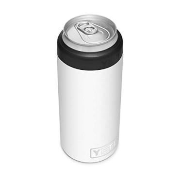 Imagem de YETI Rambler 340 ml Isolador de lata fina Colster para latas seltzer finas e rígidas, Branco, 1 Count