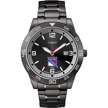 Imagem de Timex NHL Relógio masculino Acclaim de 42 mm, New York Rangers