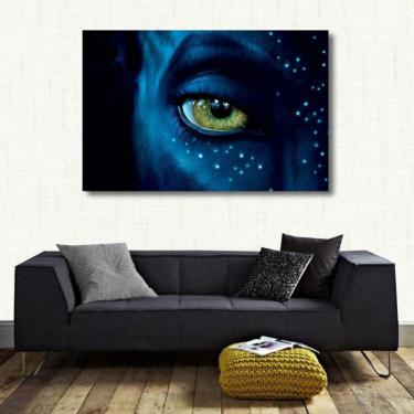 Imagem de Quadro Batman e Coringa decorativo Tela em Tecido