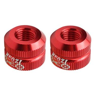 Imagem de #N/A Tampa de válvula de boca de pneu de vácuo para bicicleta acessórios de manutenção - Vermelho