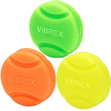 Imagem de Tourna Vibradores Vibrex Neon Tennis Vibration, Neon Sortidos, Pacote com 3