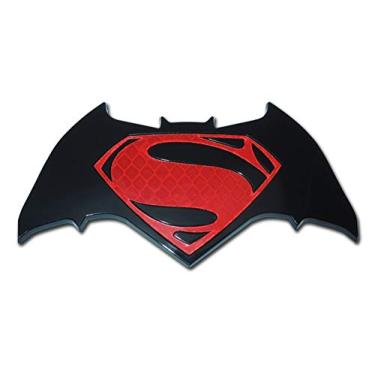 Imagem de Superman/Batman (Black Acrylic) Auto Emblem