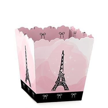 Imagem de Paris, Ooh La La - Mini caixas de lembrancinhas - Paris, temáticas de chá de bebê ou festas de aniversário - Conjunto de 12