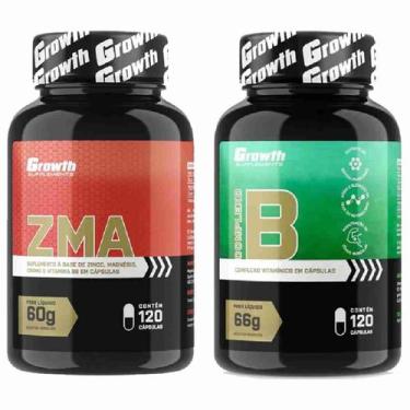 Imagem de Kit Zma 120 Caps + Complexo B 120 Caps Growth Supplements