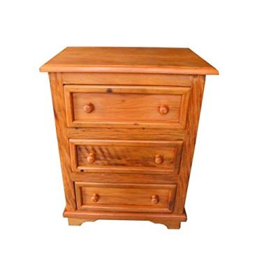 Imagem de Mesa de Cabeceira Rústica Karin em Madeira de Demolição - Cód 1299