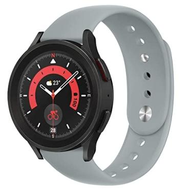 Imagem de Pulseira de substituição compatível com Samsung Galaxy Watch 4, 40/44 mm/pulseira de silicone Galaxy Watch 4 Classic 42/46 mm/Galaxy Watch 3,41 mm/active/active 2,40/44 mm