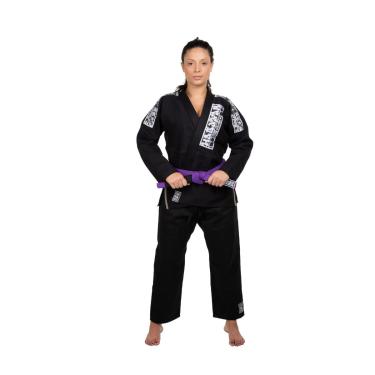 Imagem de Kimono Trançado Light Jiu Jitsu, Haganah, Preto, A0