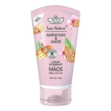 Imagem de Flores & Vegetais Creme Hidratante Mãos Amêndoas & Karité Love Nature® 100G