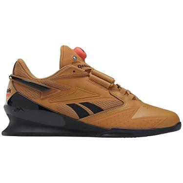 Imagem de Reebok Men's Legacy Lifter III Sneaker, Court Brown/Black/Neon Cherry, 9