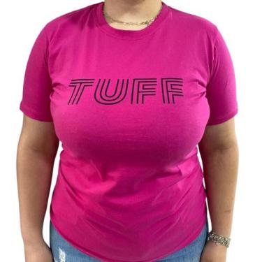 Imagem de Camiseta T-Shirt Tuff Feminina - Rosa Com Escrita Preto