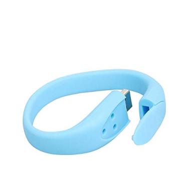 Imagem de Pulseira de 4 GB Modelo USB 3.0 Flash Drive Flash Drive 3.0 Pen Drive USB Jump Drive Memory Stick Zip Drive USB U Disk USB 3.0 Stick USB Disk USB Flash Memory - Azul claro