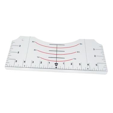 Imagem de Dynwave Guia de régua de camisetas, ferramenta de alinhamento de camisetas, crianças e adultos, portátil para centros, designs para prensa quente, todos os