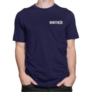 Imagem de Camiseta Manutenção Camisa Trabalho Uniforme Manga Curta L-Frente E Co