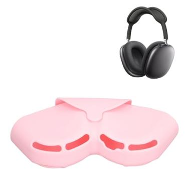 Imagem de Capa de Viagem para Transporte de Fone de Ouvido, Capa Protetora de Fone de Ouvido Resistente a Arranhões, Capa de Silicone à Prova de Poeira para IOS sobre Fone de Ouvido (Róseo)