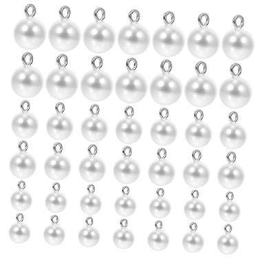 Imagem de Tofficu 60 Unidades Botões De Pérola Botões Para Costura Decoração De Mini Mala Decoração Retrô Botões De Costura Diy Cabelo Faça Você Mesmo Scarpbooking Resina Filho Botão Pequeno Roupas