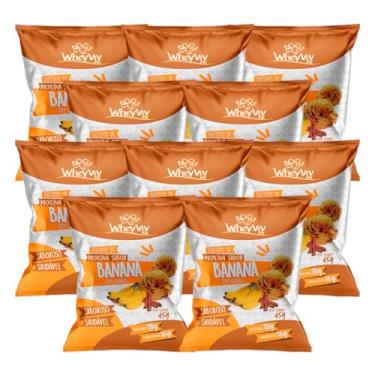 Imagem de KIT 10UN WHEYVIV BISCOITO PROTEINA - Sabor: Banana