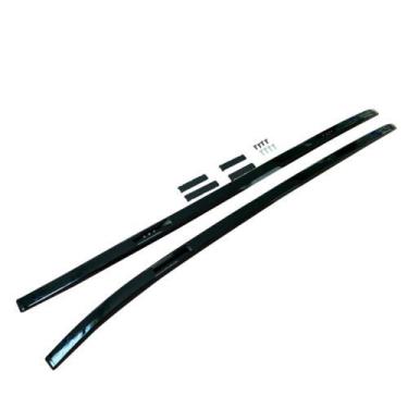 Imagem de UDP-Auto 2 peças adequadas para Toyota RAV4 RAV-4 2019 2020 2021 Barras de trilho lateral de teto de alumínio - Preto