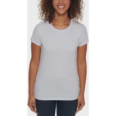 Imagem de Camiseta Calvin Klein Jeans para mulheres (Waterfall, Médio)