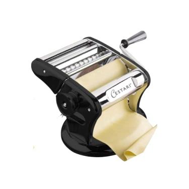 Imagem de Ultimate Máquina de Massa – Máquina Profissional de Massa – Base de Sucção Exclusiva patenteada para Uso Antiderrapante de Máquina de Rolo de Massa de Aço Inoxidável – 150 mm – Máquina de fazer macarrão e rolo de massa da Cestari