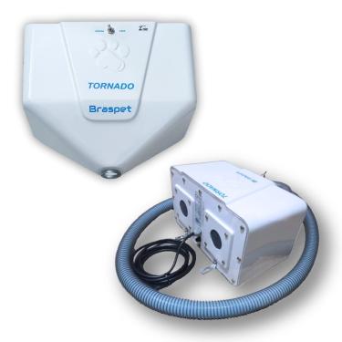 Imagem de Soprador Profissional BRASPET Tornado 2400w 110V o mais Potente, Para Secagem rápida, Banho e Tosa, Pet Shop 02