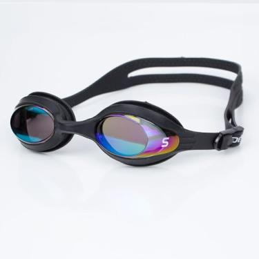 Imagem de Óculos Natação Speedo Vibe Espelhado Águas Abertas (Preto)