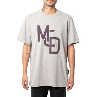 Imagem de Camiseta Mcd Mcd Sobreposto Wt24 Masculina Cinza Mescla