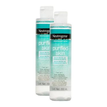 Imagem de Kit Água Micelar 7 em 1 Neutrogena Purified Skin 200ml com 2 unidades