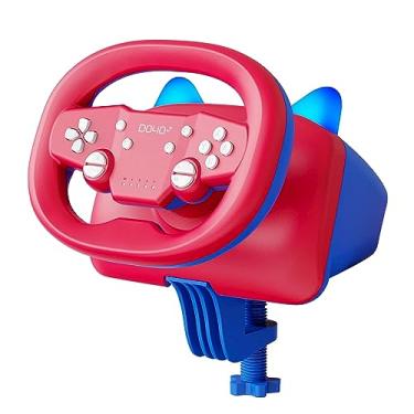 Imagem de NBCP Gaming Racing Wheel,Wireless Steering Wheel for Multi-Platform Game: Nintendo Switch, PC, PS4/PS3, iOS, Android Race Games