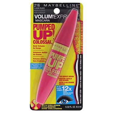 Imagem de Volum Express Pumped Up! Colossal Mascara Waterproof - 216 Classic Black by Maybelline for Women - 0