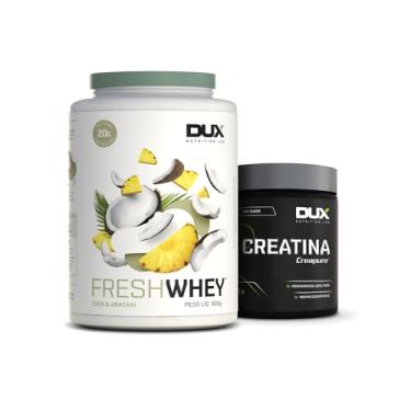Imagem de KIT BULKING FRESHWHEY 900g (Hipertrofia) Creatina + Vitamina de Frutas