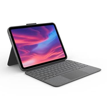 Imagem de Capa com Teclado Combo Touch para iPad (10ª geração e A16) Com Teclado Retroiluminado Destacável com Suporte, Trackpad Preciso e Tecnologia Smart Connector - Cinza