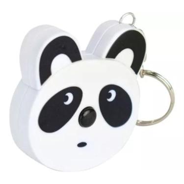 Imagem de Fita Métrica de Bichinho Retratil Chaveiro Panda 150 cm Trena para Costura